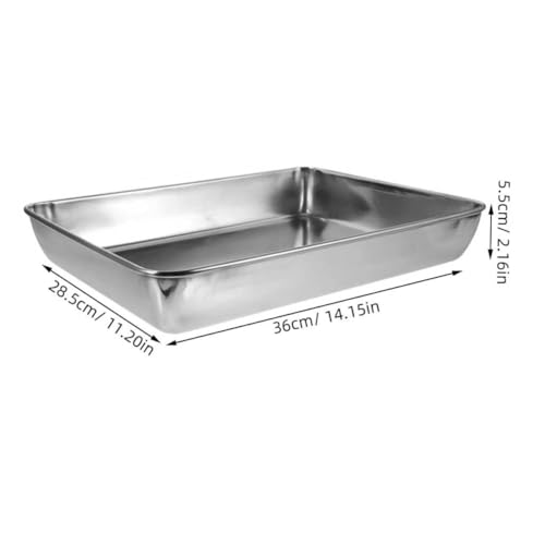 Supvox Edelstahl Vogelbadewanne Pigeon Shower Tub mit Glatten Kanten Robust Vielseitig für Tauben und Papageien Einfach zu Reinigen Käfig zu Befestigen Sicher und Langlebig von Supvox