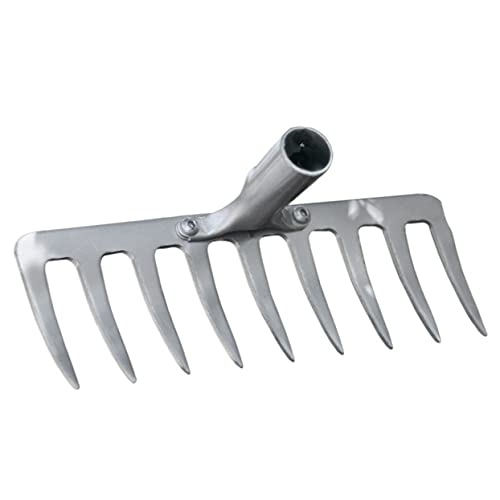 Supvox Gartenrechenkopf Aus Metall Zum Lockern des Erdreichs Für Gartenarbeit Und Landwirtschaft Robustes Werkzeug Zum Jäten Und Pflanzen Supvox Gartenrechenkopf Aus Metall Zum Lockern des Erdreichs Für Gartenarbeit Und Landwirtschaft Robustes Werkzeug Zum Jäten Und Pflanzen von Supvox