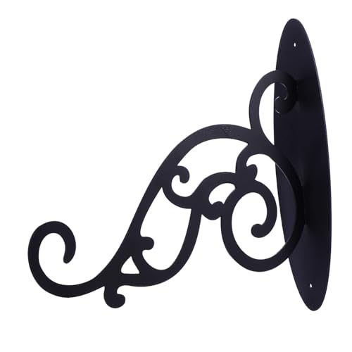 Supvox Eisen Blumenampel Wandhaken Pflanzenhalterung Schwarz Dekorativer Hängekorb Wandhalter für Zimmerpflanzen und Garten Robustes Langlebiges Wanddeko Element Inklusive Supvox Eisen Blumenampel Wandhaken Pflanzenhalterung Schwarz Dekorativer Hängekorb Wandhalter für Zimmerpflanzen und Garten Robustes Langlebiges Wanddeko Element Inklusive von Supvox