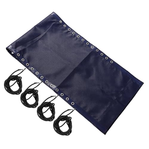 Supvox Ersatzbespannung für Gartenstühle Atmungsaktives Stabiles Stoffmaterial Einfach zu Montieren Passend für Liegestuhl Klappstuhl und Campingstuhl Teiliges Set Marineblau von Supvox