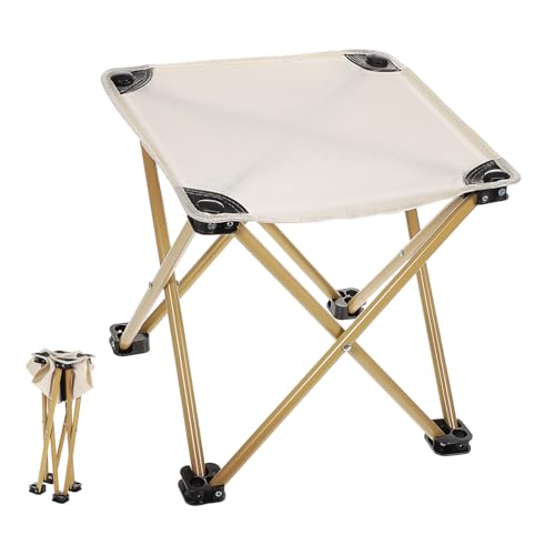 Supvox Faltbarer Campinghocker mit Tragetasche Robuster Kohlenstoffstahlrahmen Oxford Extra Großer Sitz Klappbarer Outdoor sitzhocker für Angeln Wandern Reisen von Supvox