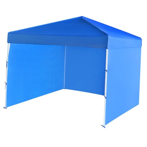 Supvox Faltbares Canopy Zelt mit Seitlichen Wänden Wind Sonnengeschützt Stabiles Eisenrahmen Partyzelt für Camping Garten Outdoor Events und Hochzeiten Einfache Montage von Supvox