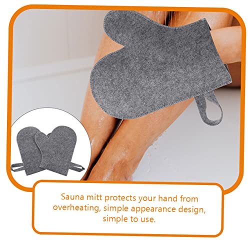 Supvox Flauschiger Filz Saunahandschuh Hitzeschützend Atmungsaktiv Weicher Sauna Handschuh für Sicheren Hitzeschutz Beim Baden und Saunieren Langlebiger Filz mit Angenehmem Supvox Flauschiger Filz Saunahandschuh Hitzeschützend Atmungsaktiv Weicher Sauna Handschuh für Sicheren Hitzeschutz Beim Baden und Saunieren Langlebiger Filz mit Angenehmem von Supvox