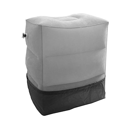 Supvox Fußstütze 1 Satz Aufblasbare Matte Unter Der Schreibtischfußstütze Hängematte Fußhocker Körper Kissen Für Die Beinstütze Einstellbar Armlehne Reisekissen Beflockungsmaterial Anpassen Grey von Supvox