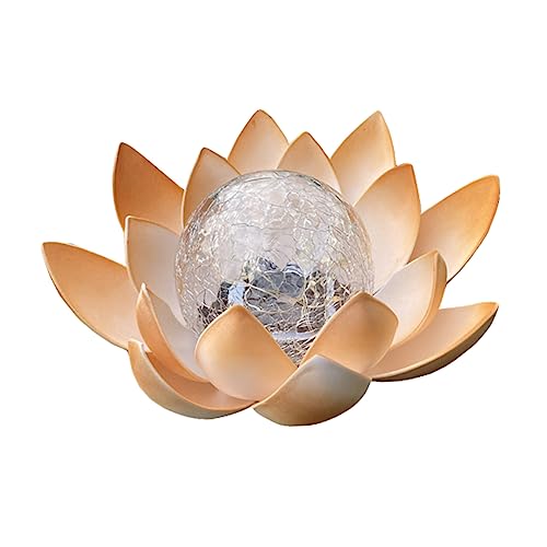Supvox Gartenleuchte Solarbetriebene Leuchten Solarbetriebene Leuchten Für Den Außenbereich Solarlampe Landschaftsleuchten Solarleuchte Lotus Design Dekorative Leuchten Solar von Supvox