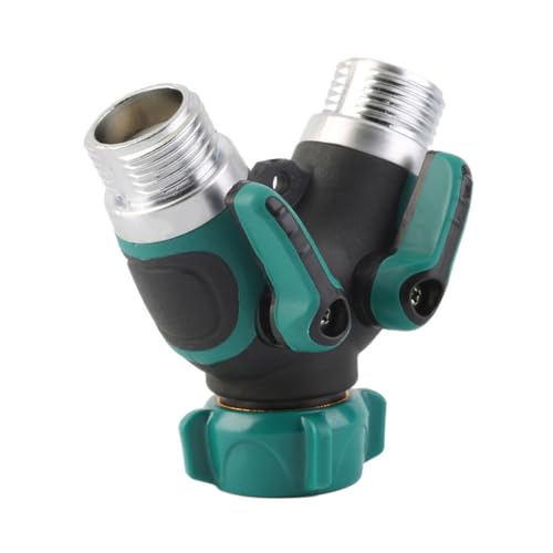 Supvox Gartenschlauch Verteiler Y adapter Wege Ventilen US standard Anschluss Auslaufsteuerung Leckagefrei Schnelle Verbindung für Gartenbewässerung und Haushaltsgeräte Supvox Gartenschlauch Verteiler Y adapter Wege Ventilen US standard Anschluss Auslaufsteuerung Leckagefrei Schnelle Verbindung für Gartenbewässerung und Haushaltsgeräte von Supvox