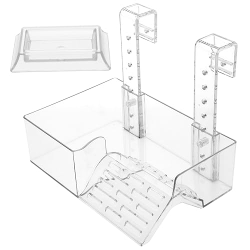 Supvox Hängende Schildkröten plattform aus Acryl Langlebige Korrosionsbeständige Sonneninsel für Aquarium und Schildkrötengehege Einfache Befestigung für Wasserschildkröten und Terrarien von Supvox