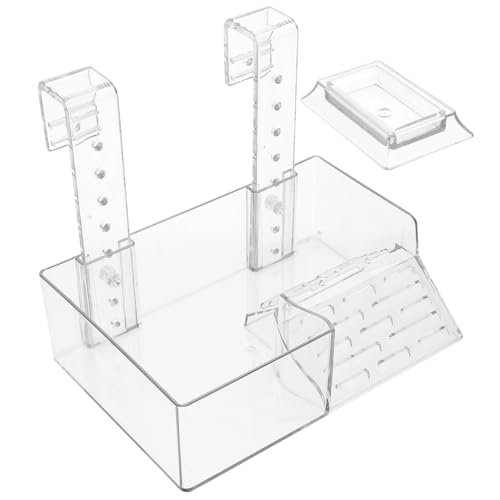 Supvox Hängende Schildkrötenplattform aus Klarem Acryl Platzsparende Sonneninsel mit Rutschfester Oberfläche Langlebig Einfache Installation für Aquarium und Wasserschildkröten Kleine Supvox Hängende Schildkrötenplattform aus Klarem Acryl Platzsparende Sonneninsel mit Rutschfester Oberfläche Langlebig Einfache Installation für Aquarium und Wasserschildkröten Kleine von Supvox