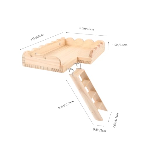 Supvox Hamster Plattform Leiter für Kleintiere Kletter Ruheplatz Zubehör für Hamster Käfig für Meerschweinchen und Kleine Haustiere Robust und Dekorativ Supvox Hamster Plattform Leiter für Kleintiere Kletter Ruheplatz Zubehör für Hamster Käfig für Meerschweinchen und Kleine Haustiere Robust und Dekorativ von Supvox