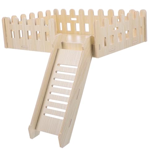 Supvox Hamster Plattform aus Holz mit Leiter Stabile Kletterplattform für Hamster und Meerschweinchen Robustes Käfig Zubehör Bewegung und Aktivität Supvox Hamster Plattform aus Holz mit Leiter Stabile Kletterplattform für Hamster und Meerschweinchen Robustes Käfig Zubehör Bewegung und Aktivität von Supvox