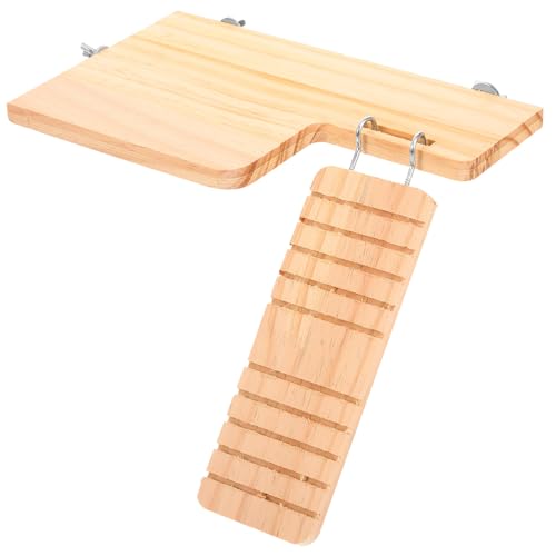 Supvox Hamster Spielplattform aus Holz mit Leiter Kleintier Kletterspielzeug für Zwerghamster und Meerschweinchen Glatte Oberfläche ohne Schadstoffe Fördert Bewegung und Beschäftigung im Supvox Hamster Spielplattform aus Holz mit Leiter Kleintier Kletterspielzeug für Zwerghamster und Meerschweinchen Glatte Oberfläche ohne Schadstoffe Fördert Bewegung und Beschäftigung im von Supvox