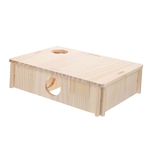 Supvox Hamsterhaus aus Langlebigem Holz Sechskammeriges Labyrinth als Versteck und Schlafplatz für Kleine Nager Multifunktionales Kleintier Spielhaus mit DIY Bemalung Geeignet für Supvox Hamsterhaus aus Langlebigem Holz Sechskammeriges Labyrinth als Versteck und Schlafplatz für Kleine Nager Multifunktionales Kleintier Spielhaus mit DIY Bemalung Geeignet für von Supvox