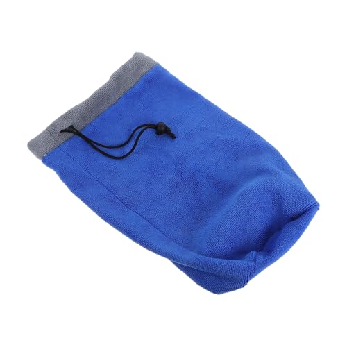 Supvox Haustier Badetuch für Kleintiere Schnelltrocknendes Saugfähiges Handtuch für Igel und Meerschweinchen Multifunktional für Baden Abtrocknen und Reinigen Blau von Supvox