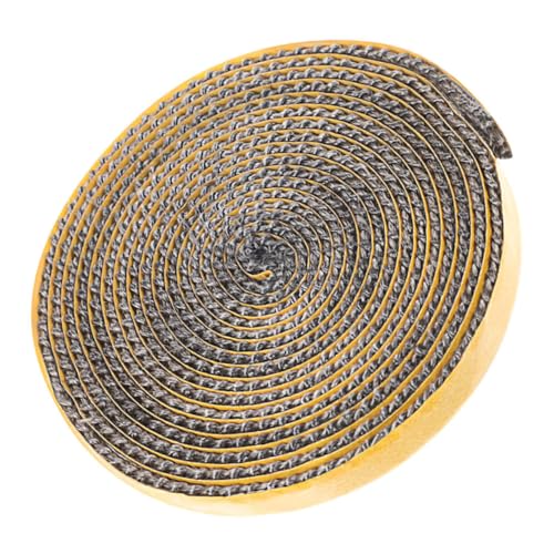 Supvox Hitzebeständiger Selbstklebender Ofendichtschnur aus Flachem Fiberglas Feuerfeste Dichtung für Kamin Holzofen Einfache Anbringung Langlebige Abdichtung für Heizgeräte von Supvox