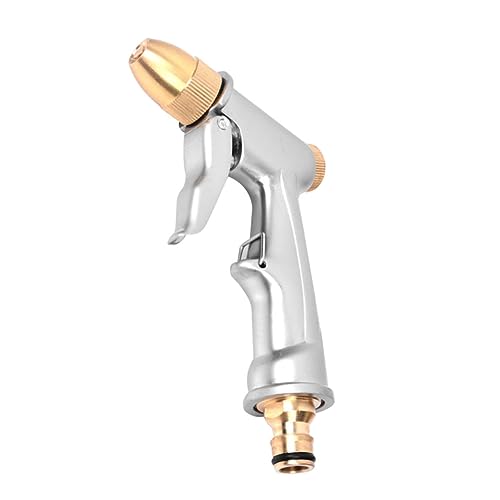 Supvox Hochdruckspritzdüse Gartenschlauch Auslass Verstellbar Rotierend für Auto Fenster Wand Reinigung Gartenbewässerung Langlebig Silber von Supvox
