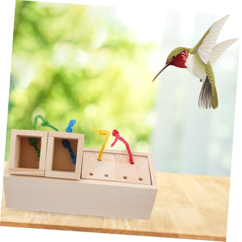 Supvox Holz Futterbox für Kleine Haustiere Robustes Hamster Versteckspielzeug Natürlicher Futterspender für Kaninchen Meerschweinchen und Hamster Fördert Artgerechtes Entdecken und Supvox Holz Futterbox für Kleine Haustiere Robustes Hamster Versteckspielzeug Natürlicher Futterspender für Kaninchen Meerschweinchen und Hamster Fördert Artgerechtes Entdecken und von Supvox