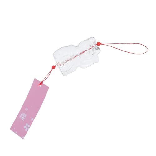 Supvox Glas-Windspiel Für Garten Japanisches Terrassen-Windspiel Bemaltes Geburtstags-Windspiel Hängendes Party-Windspiel Glocke Mit Bemaltem Muster Hängendes Glasornament Winddekoration von Supvox