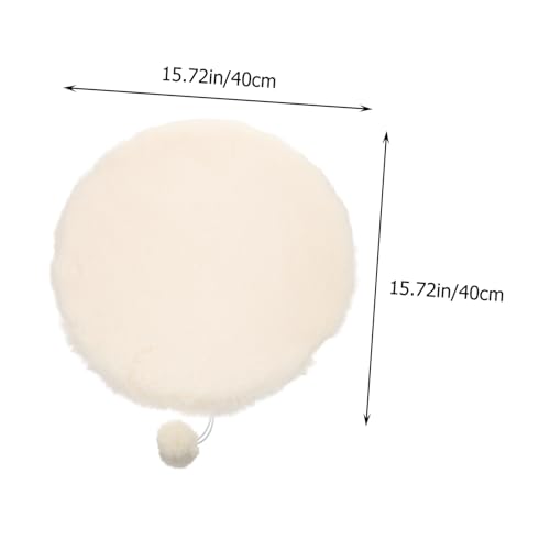 Supvox Katzen Schlafkissen Rund Schlafmatte Winterwarm Komfortables Haustierbett für Kitten und Katzen Kuschelige Schlafunterlage Supvox Katzen Schlafkissen Rund Schlafmatte Winterwarm Komfortables Haustierbett für Kitten und Katzen Kuschelige Schlafunterlage von Supvox