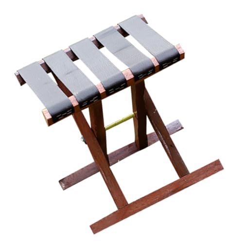Supvox Klappbarer Outdoor hocker Faltbar Leicht Tragbar Multifunktionaler Campinghocker Faltbarer Gartenstuhl für Angeln Picknick und Reisen Faltbarer Kleiner Sitzhocker von Supvox