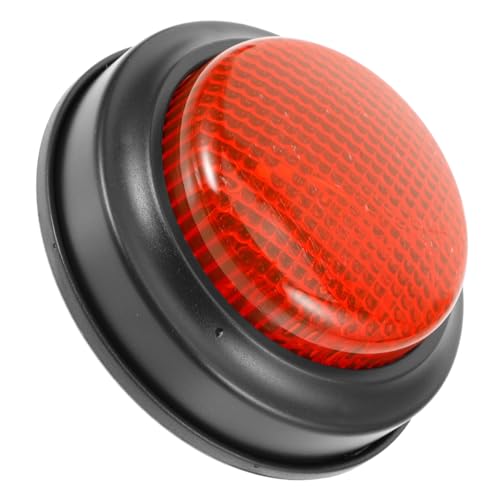 Supvox Klassenzimmer Antwortknopf mit Licht und Sound Interaktives für Lernspiele und Wettbewerbe Fördert Aufmerksamkeit und Reaktionsfähigkeit ohne Batterie Rot von Supvox