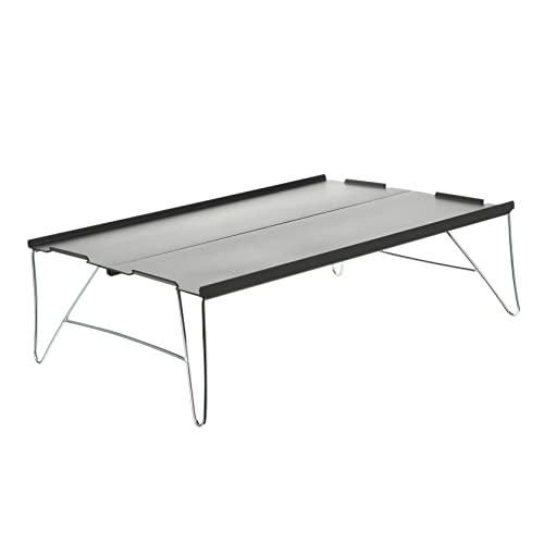 Supvox Faltbarer Picknicktisch Aus Aluminiumlegierung Ultraleichter Campingtisch Tragbar Und Kompakt Für Outdoor-aktivitäten Wie Camping Grillen Und Strand Für Reisen Und Freizeit von Supvox