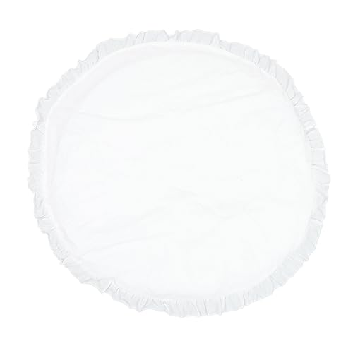 Supvox Klettermatte runder Teppich Kleinkind spielt Teppich kriechmatte Kleinkindkriechende Decke Spielmatte für Kleinkinder Krabbelteppich Krabbeldecke Stoff Weiß von Supvox