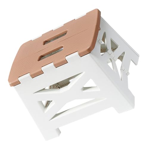 Supvox Kompakter Tragbarer Klapphocker aus Kunststoff mit Tragetasche Leichter Campinghocker für Outdoor Angeln Strand Garten Faltbar Praktisch und Vielseitig für Reise und Erholung von Supvox