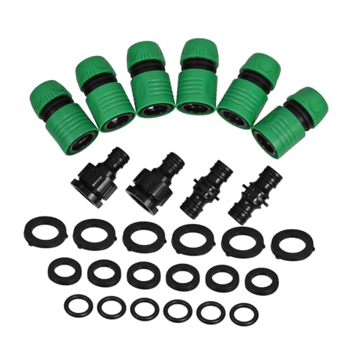 Supvox Kunststoff Schnellverbinder mit Dichtungsringen Tropfbewässerung Schlauchverbinder Garten Wassersystem Ersatzteile Einfache Installation Effiziente Wasserverteilung Supvox Kunststoff Schnellverbinder mit Dichtungsringen Tropfbewässerung Schlauchverbinder Garten Wassersystem Ersatzteile Einfache Installation Effiziente Wasserverteilung von Supvox