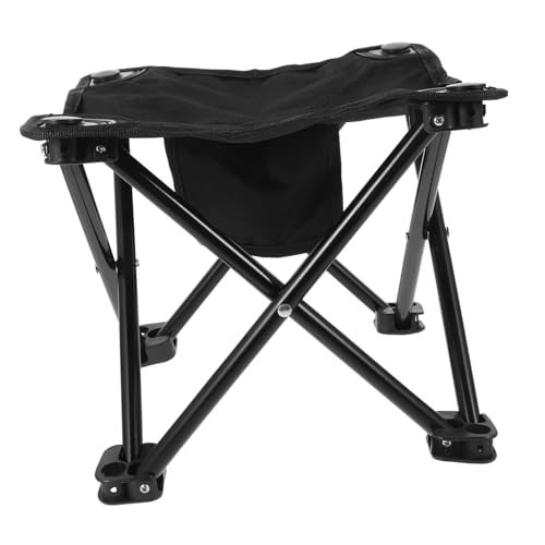 Supvox Leichter Faltbarer Campingstuhl aus Oxford Stoff und Carbonstahl Tragbarer Outdoor Hocker mit Hoher Tragkraft Kompakt für Wandern Angeln Picknick und Gartengebrauch von Supvox