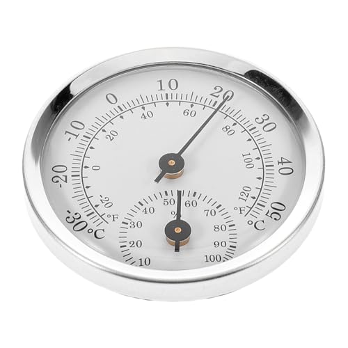 Supvox Mini Analog Hygrometer Thermometer mit Langlebiger Kunststofflinse Präzise Feuchtigkeitsmessung für Innenräume für Gewächshaus Büro Wohnzimmer und Aufbewahrungsboxen Supvox Mini Analog Hygrometer Thermometer mit Langlebiger Kunststofflinse Präzise Feuchtigkeitsmessung für Innenräume für Gewächshaus Büro Wohnzimmer und Aufbewahrungsboxen von Supvox