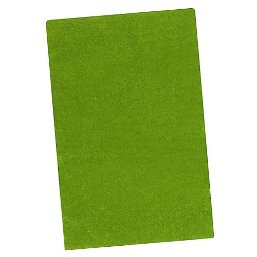 Supvox Modellrasenpapier kunstgras kunstgräser Modellzug playmobilhaus Artificial Grass künstliches Bastelgras Rasenband Modell-Rasenpapier gefälschtes Rasenpapier Modell Rasen Green von Supvox