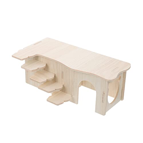Supvox Holz Hamsterhaus Mit Leiter Für Kleintiere Versteck Nest Aus Naturmaterial Für Hamster Mäuse Und Andere Kleintiere Zum Entspannen Und Spielen Supvox Holz Hamsterhaus Mit Leiter Für Kleintiere Versteck Nest Aus Naturmaterial Für Hamster Mäuse Und Andere Kleintiere Zum Entspannen Und Spielen von Supvox
