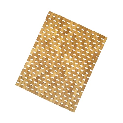 Supvox Naturfarbener Badematte rutschfest Rutsch Bodenmatte für Badezimmer Innenbereich Eingangsteppich mit Sicherem Halt und Dekorativem Design von Supvox