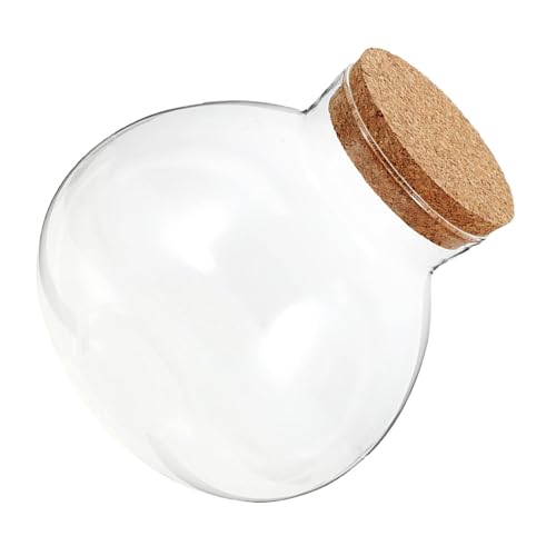 Supvox Ökologische Mikrolandschaftsflasche Desktop Mikrolandschaftsflasche Bonbonglas Terrarium Mit Deckel Hydrokulturglas Knospenvase Terrariumbehälter Tischvase Pflanzenglas von Supvox