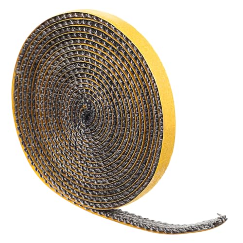 Supvox Ofendichtschnur Hitzebeständig Selbstklebend Fiberglas Ofendichtung Kaminofen Ofendichtung für Holzofen Türabdichtung Feuerfester Dichtungsstreifen für Kamine und Industrieöfen von Supvox