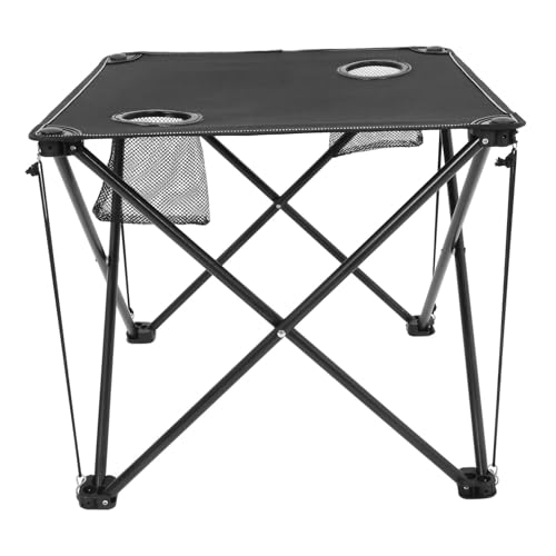 Supvox Faltbarer Picknicktisch Für Camping Und Outdoor Mit Becherhaltern Robuste Konstruktion Tragbar Und Leicht Für Grillen Und Freizeitaktivitäten von Supvox