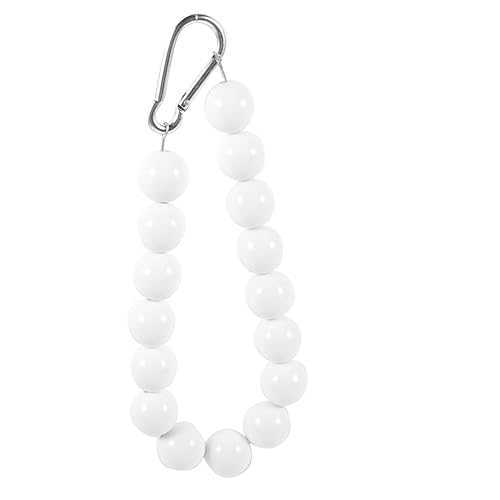 Supvox Perlen Fahnenmast Fixierung Ring Windfestes Fahnenmast Zubehör mit PVC Perlen Leicht zu Installieren Stabiles Hissvorrichtung Zubehör für Garten und Haus von Supvox