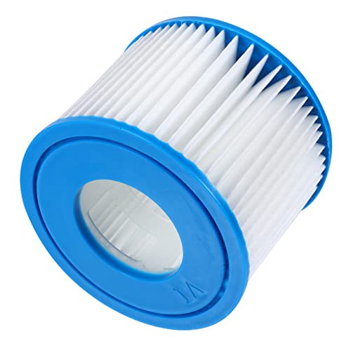 Supvox Pool Ersatzfilter Kartuschenfilter für Aufstellpool Langlebiger Wiederverwendbarer Poolfilter mit Hoher Filterleistung Praktische Filterpatrone Himmelblau für Sauberes Klares von Supvox