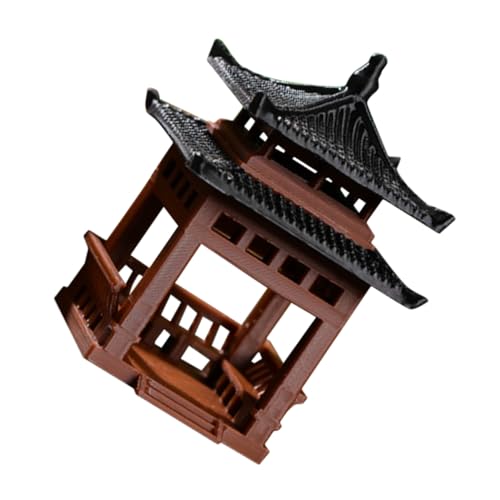 Supvox Realistisches Mini Pavillon Ornament Dekoratives Garten und Bonsai Zubehör Leichtes Tragbares Landschaftsmodell für Balkon Innen und Außenbereich Detailreiches Tischdeko Supvox Realistisches Mini Pavillon Ornament Dekoratives Garten und Bonsai Zubehör Leichtes Tragbares Landschaftsmodell für Balkon Innen und Außenbereich Detailreiches Tischdeko von Supvox