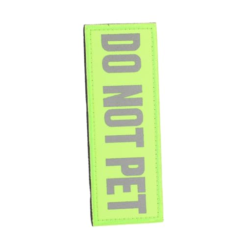 Supvox Reflektierender Service Hund Patch aus Strapazierfähigem Nylon für Geschirre und Do Not Pet Warnschild Professionelle Trainingsapplikation Erhöht Sichtbarkeit bei Nacht für Supvox Reflektierender Service Hund Patch aus Strapazierfähigem Nylon für Geschirre und Do Not Pet Warnschild Professionelle Trainingsapplikation Erhöht Sichtbarkeit bei Nacht für von Supvox