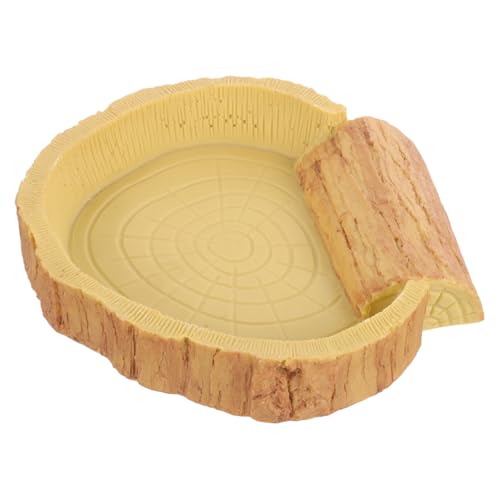 Supvox Reptilien Futter Wassernapf aus Harz Kompakte Terrarium Schale für Eidechsen Schildkröten Geckos und Frösche Glatte Oberfläche Leicht zu Reinigen Langlebig und Platzsparend Supvox Reptilien Futter Wassernapf aus Harz Kompakte Terrarium Schale für Eidechsen Schildkröten Geckos und Frösche Glatte Oberfläche Leicht zu Reinigen Langlebig und Platzsparend von Supvox