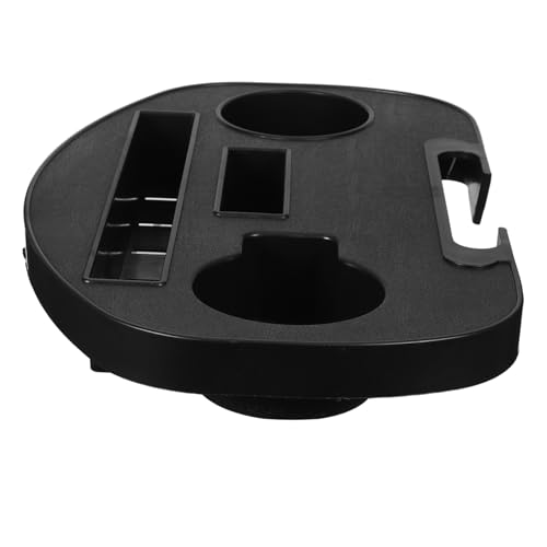 Supvox Robustes Kunststoff-stuhlablage Tray mit Integriertem Anti-verschütt-becherhalter Praktisches Utility-tablett für Liegestuhl Leichter Outdoor Getränkehalter für von Supvox