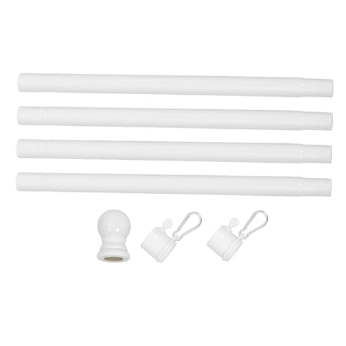 Supvox Rotierender Fahnenmast aus Edelstahl und Wetterfeste Stabile Außenflaggenhalterung mit Drehbarem Ring Lang für Garten Hauswand Veranda Windfest und Montagefreundlich Supvox Rotierender Fahnenmast aus Edelstahl und Wetterfeste Stabile Außenflaggenhalterung mit Drehbarem Ring Lang für Garten Hauswand Veranda Windfest und Montagefreundlich von Supvox