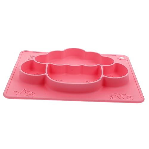 Supvox Saugnapf Teller für Rutschfeste Unterteilte Essplatte mit Haftung für Selbstständiges Essen und Sicheres Füttern Spülmaschinenfest Rosa Wiederverwendbar Supvox Saugnapf Teller für Rutschfeste Unterteilte Essplatte mit Haftung für Selbstständiges Essen und Sicheres Füttern Spülmaschinenfest Rosa Wiederverwendbar von Supvox