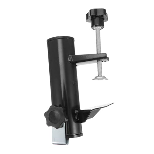 Supvox Schwarze Sonnenschirm Klemmhalterung mit Daumenschraube Stabile Befestigung für Garten und Terrassenschirme Windfeste Einfache Anbringung Geeignet für Balkon und Strand Supvox Schwarze Sonnenschirm Klemmhalterung mit Daumenschraube Stabile Befestigung für Garten und Terrassenschirme Windfeste Einfache Anbringung Geeignet für Balkon und Strand von Supvox