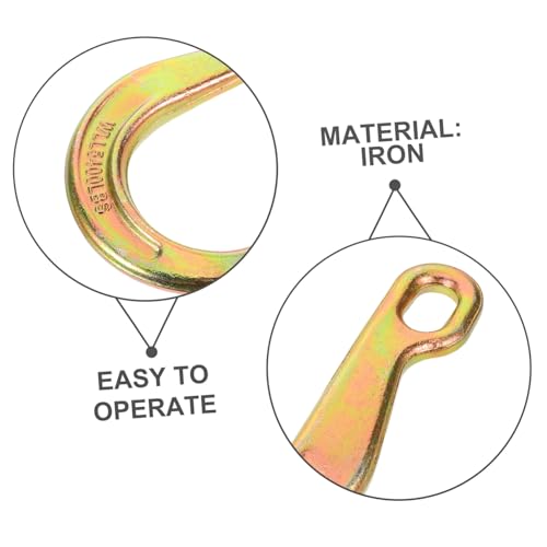 Supvox Schwere J-Haken aus Eisen für Müllfahrzeuge Langlebig und Robust mit Sicherem Befestigungsring und Aufhängeloch Kompatibel mit Verschiedenen Modellen für Abschlepp Transportketten Supvox Schwere J-Haken aus Eisen für Müllfahrzeuge Langlebig und Robust mit Sicherem Befestigungsring und Aufhängeloch Kompatibel mit Verschiedenen Modellen für Abschlepp Transportketten von Supvox