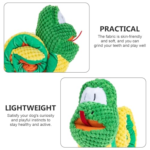 Supvox Snüffelspielzeug für Hunde und Welpen Faltbares Schlangendesign Fördert Langsames Fressen und Beschäftigung Langlebiges Sicheres Kauspielzeug Waschbar für Kleine bis Große Hunde von Supvox