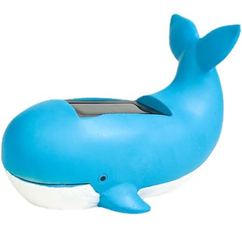 Supvox Solar LED Tierornament Gartenleuchte aus Resin Solarbetriebenes Außenlicht mit Wal design Wetterfeste Solarlampe für Garten Terrasse und Wegbeleuchtung Supvox Solar LED Tierornament Gartenleuchte aus Resin Solarbetriebenes Außenlicht mit Wal design Wetterfeste Solarlampe für Garten Terrasse und Wegbeleuchtung von Supvox