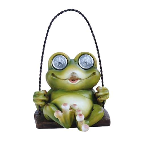Supvox Solarleuchte Frosch Hängend Solarbetrieben Outdoor Gartenlampe Resin Tier Deko Wegbeleuchtung Wetterfest Automatisch Licht für Terrasse Park Supvox Solarleuchte Frosch Hängend Solarbetrieben Outdoor Gartenlampe Resin Tier Deko Wegbeleuchtung Wetterfest Automatisch Licht für Terrasse Park von Supvox