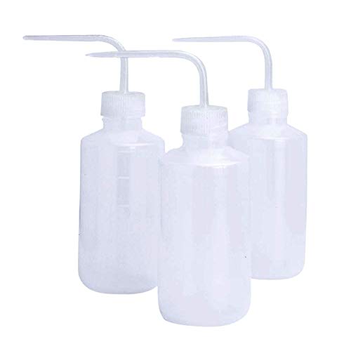 Supvox Spritzflasche Kunststoff Quetschflaschen Waschflasche Tattoo Tinte Flasche 250ml 3 Stück von Supvox